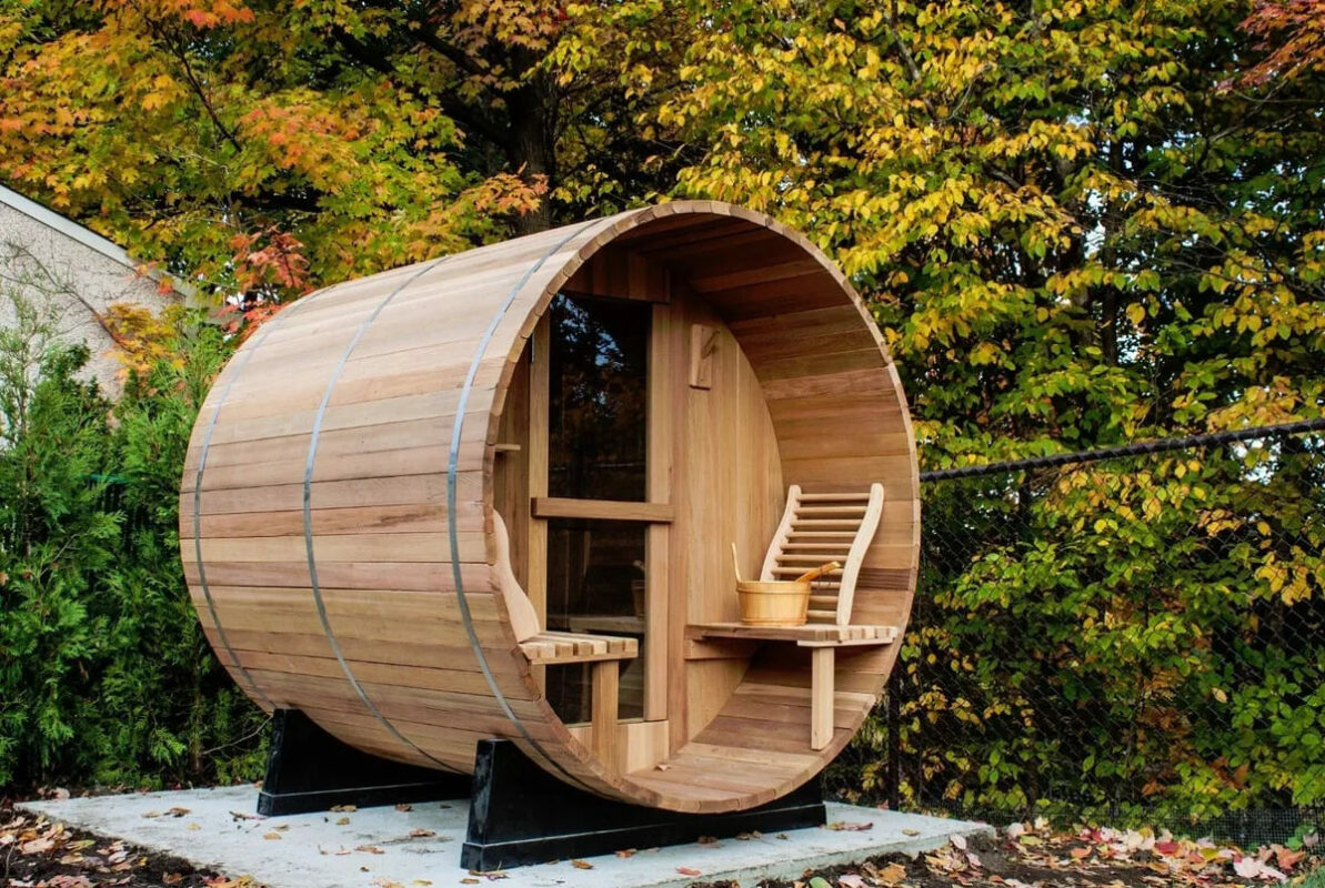 Sustainable Outdoor Sauna